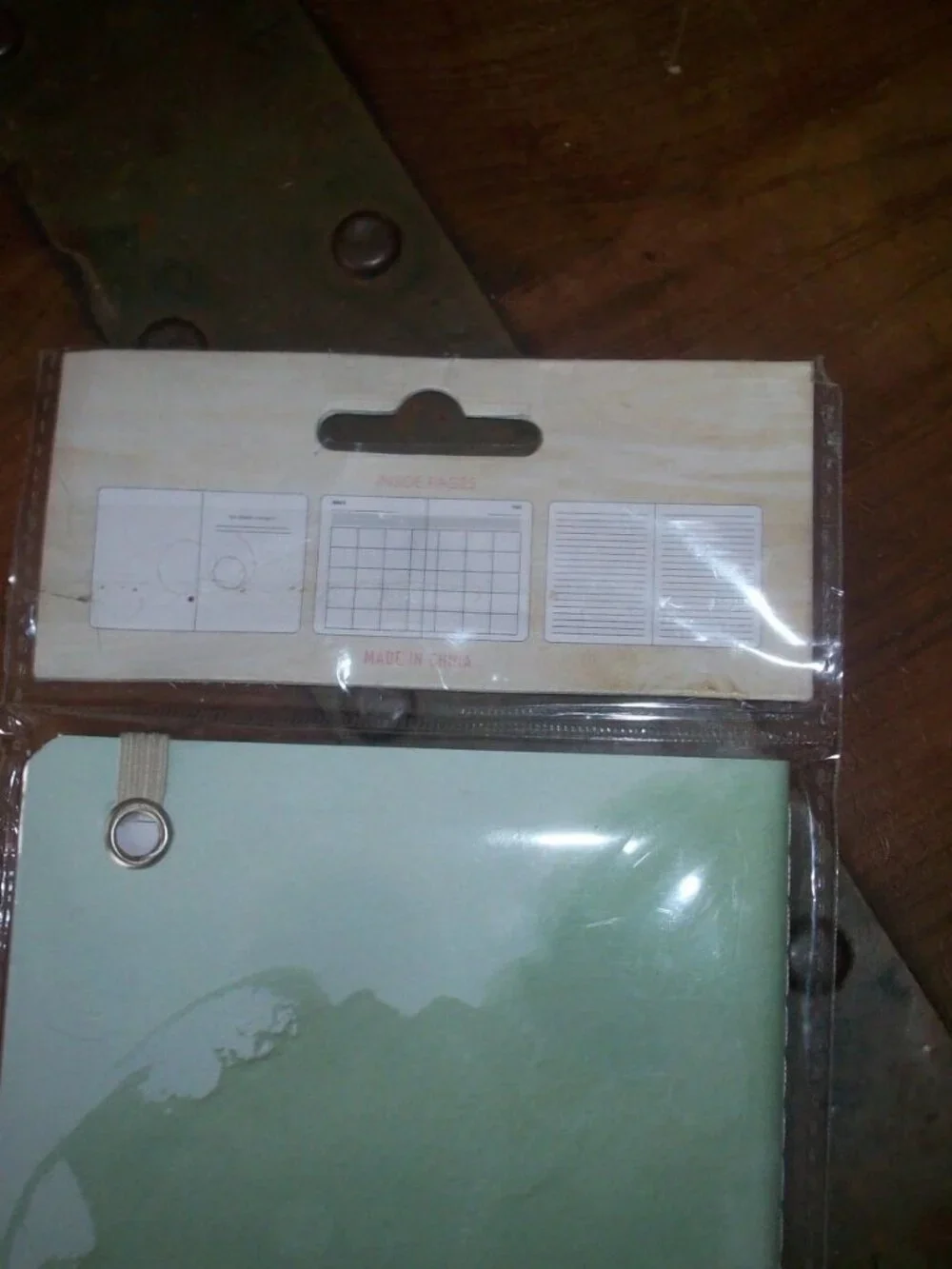 Small Monthly Planner blank date 4.13” x 5.65” Undated Green flowers